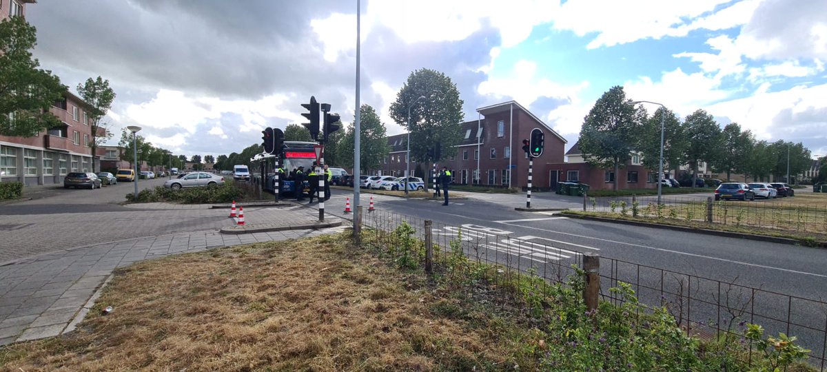 Melding ongeval Poëziestraat Literatuurwijk