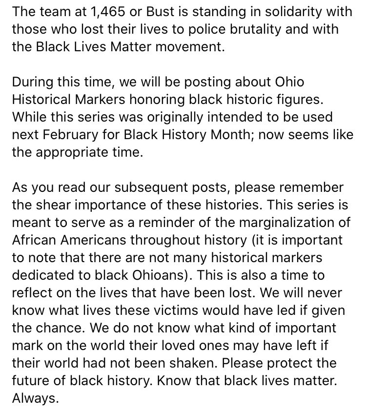 1465orbust's tweet photo. Please follow along with our #blackhistory series, and remember that black lives matter. Always. https://t.co/LEotQsYUzy