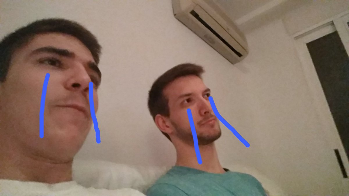 A Marc y a mi nos ha apetecido ponernos a llorar