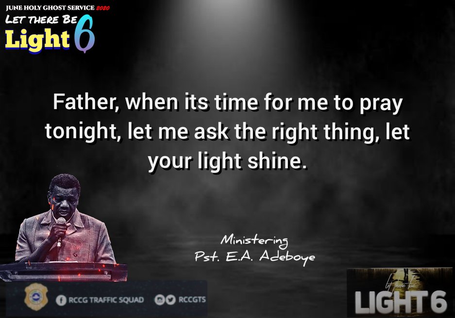 rccgitm's tweet photo. @PastorEAAdeboye 
#LetThereBeLight6 
#JuneHGS
#RCCGTrafficSquad https://t.co/jX6EwUnnn7