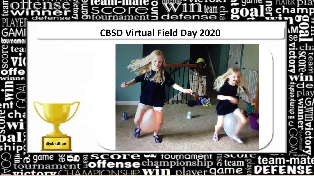 CBahendershot's tweet photo. Field Day @cbbarclayES might have looked a little different this year, but boy did our Barclay Patriots have FUN!!! #virtualfieldday2020 #cbsdhpe #CBDLP https://t.co/rRkQrKTQ1b