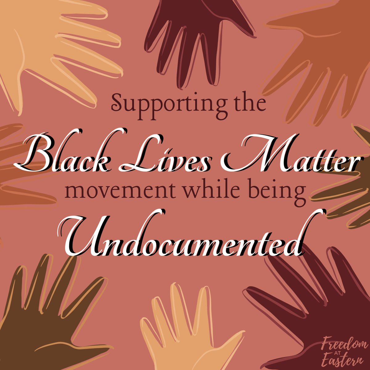FreedomEastern's tweet image. Supporting the #BlackLivesMatter movement while being Undocumented : A Thread ✨