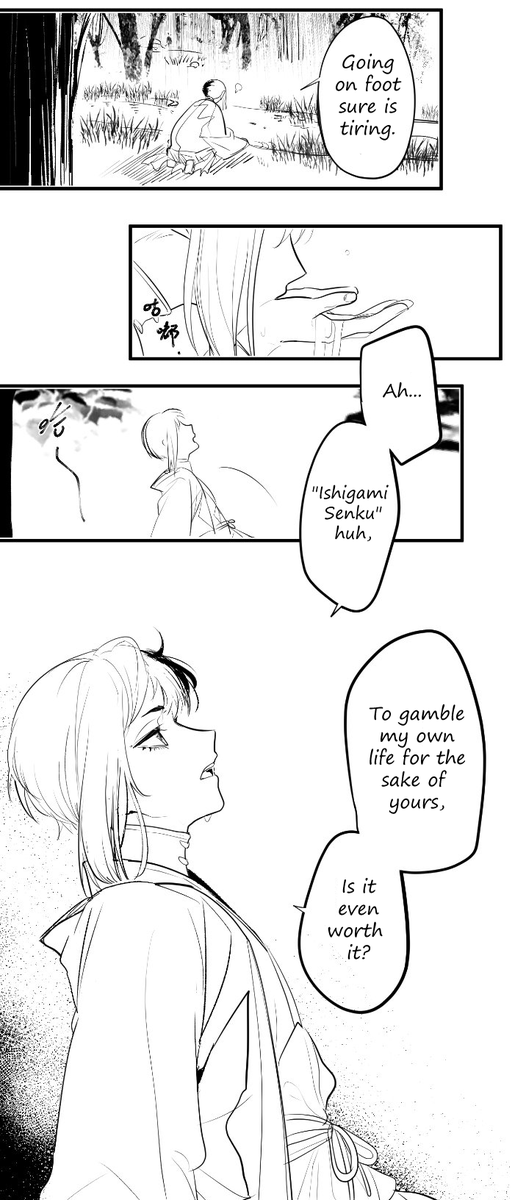 hanyallua3's tweet photo. Sengen: "Dazzled"  Comic translation by @doran7280  please follow them! 💕❤️😊 https://t.co/FQMAZWiXrw