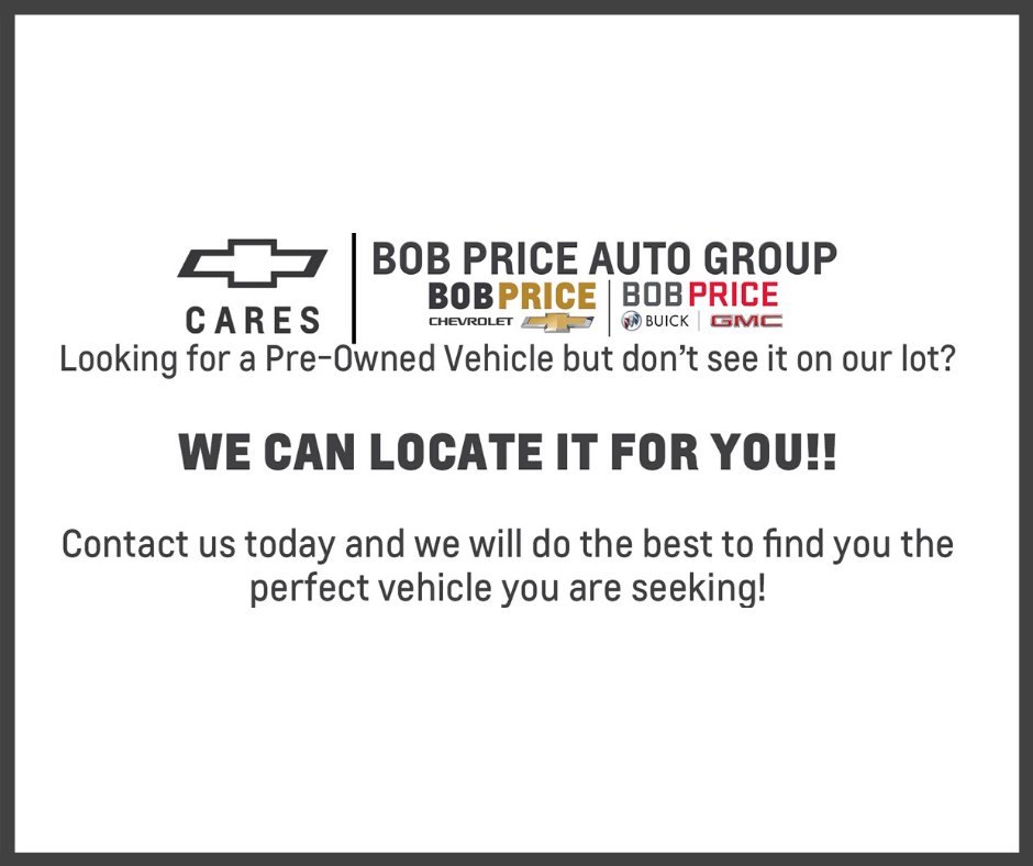 BobPriceAuto's tweet image. We are here for all of your pre-owned vehicle needs as well. If you do not see it on our lot, WE CAN LOCATE IT FOR YOU!

bobpriceautogroup.com
#bobpriceauto #preowned #dealership #auto #dealer #fredericksburg #sanantonio #texas