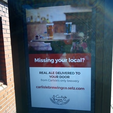 Anyone spotted our bus shelter advert??? #competitionwinner #adshel #localbeer #missingyourlocal #lovepubs