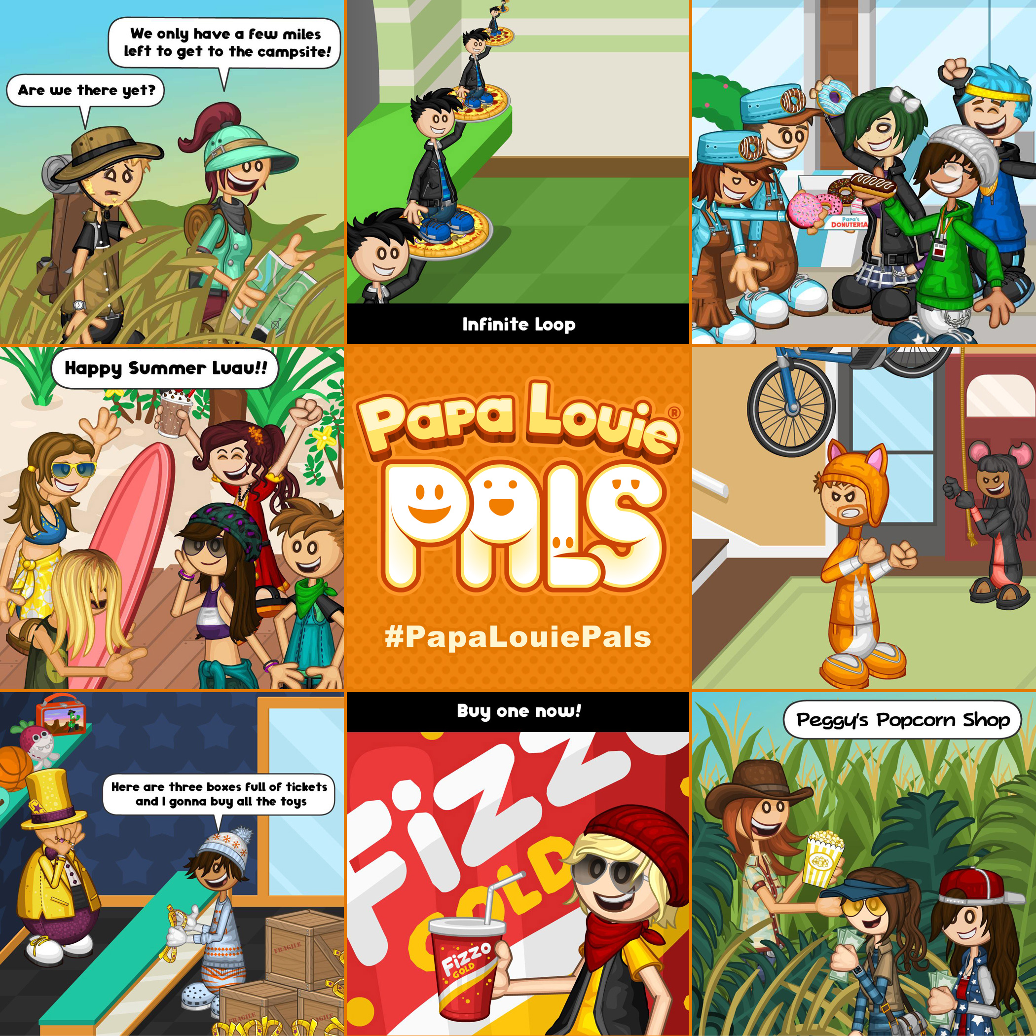 Flipline Studios on X: Papa Louie Pals: Scenes and a Preview!   #PapaLouiePals  / X