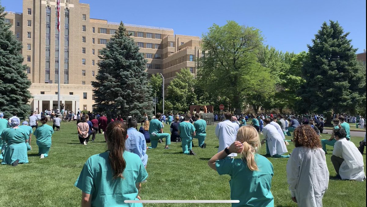 Daniel Vargas, MD (@danielvargasmd) on Twitter photo A powerful moment on campus
#WhiteCoatsForBlackLives #BlackLivesMatterdenver
<a href="/CUAnschutz/">CU Anschutz Medical Campus</a> <a href="/uchealth/">uchealth</a> <a href="/CUMedicalSchool/">CU School of Medicine</a> <a href="/CUSOMODI/">CUSOMODI</a> @universityofcolorado A powerful moment on campus
#WhiteCoatsForBlackLives #BlackLivesMatterdenver
<a href="/CUAnschutz/">CU Anschutz Medical Campus</a> <a href="/uchealth/">uchealth</a> <a href="/CUMedicalSchool/">CU School of Medicine</a> <a href="/CUSOMODI/">CUSOMODI</a> @universityofcolorado
