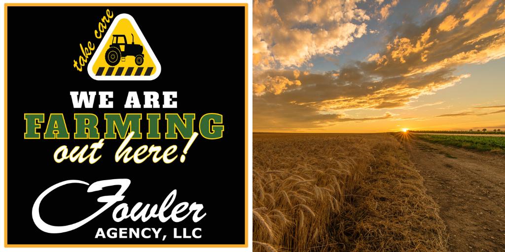 FowlerAgencyLLC's tweet photo. ⚠️🚜⚠️
Take care, we are farming out here!
#ProudToFarm #ProudToInsure #CropInsurance #ModernAg #Oklahoma #Texas #Food #Fiber #Farmer #Rancher #Farm #Farming #Ag #Agriculture #FamilyFarm #FarmFamily #AgDoesntStop #KeepFarming #FarmSafety #Safety #TakeCare #WeAreFarmingOutHere https://t.co/kQMBoTefgT