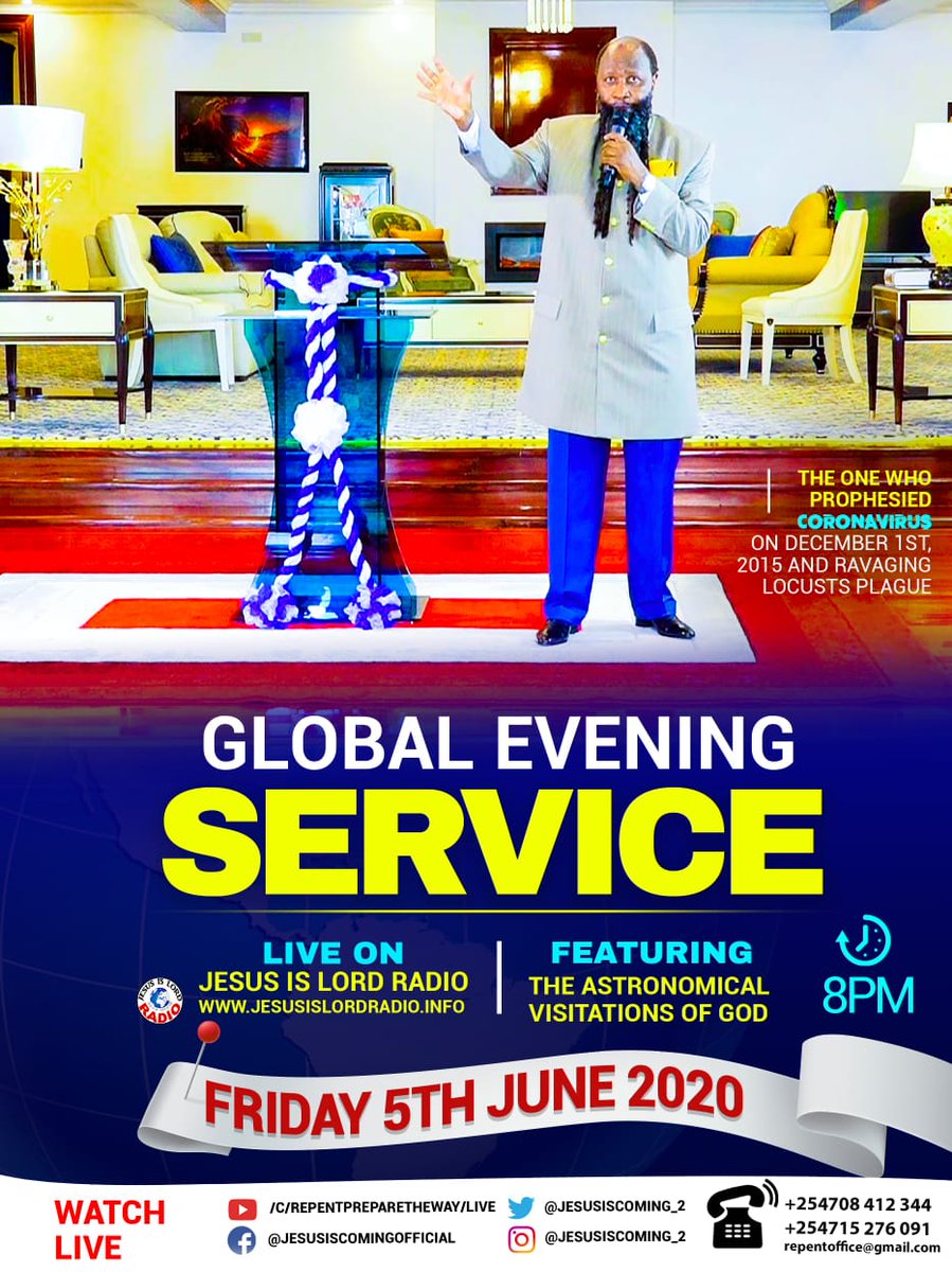 GideonOchieng9's tweet photo. #GlobalFridayService,
This is the place to be,to be tought the word of Eternity,tune now now,The Mightiest Prophets are live with the Message ,eat from the food of Eternity,Wellcome https://t.co/9PBXWlWMeJ