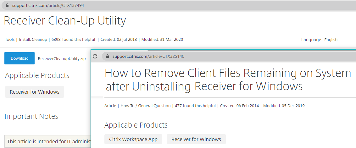 Citrix Cleanup Utility Workspace Citrix Cleanup Utility Workspace