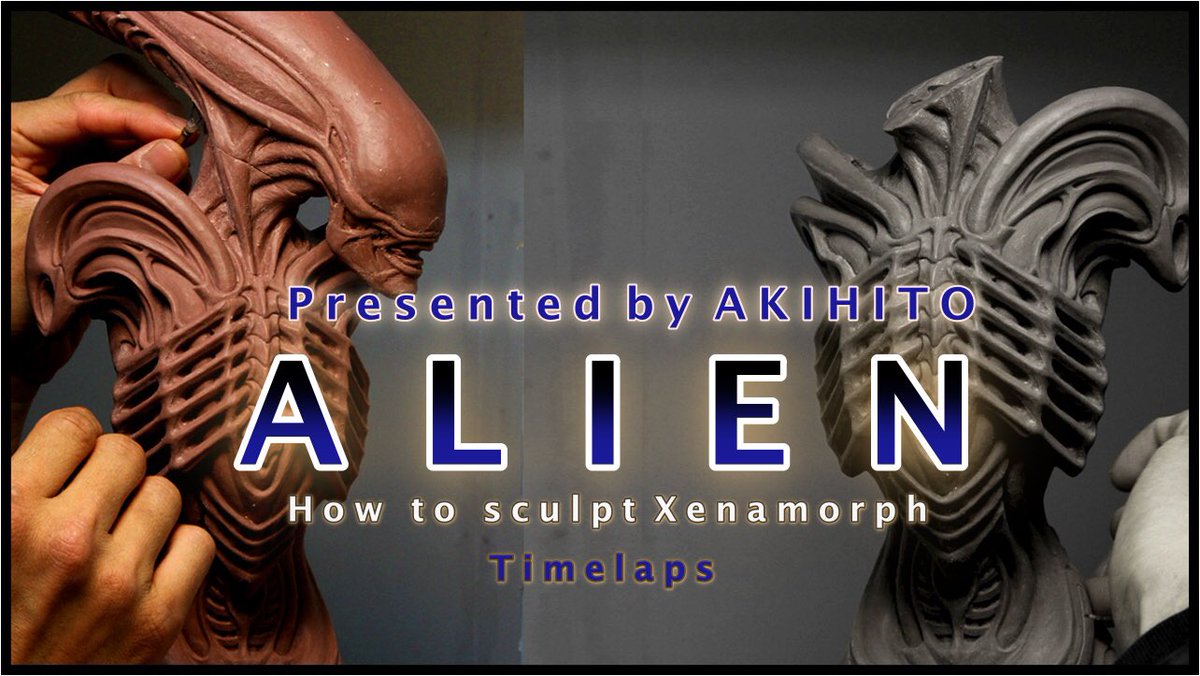AkihitoSculpt's tweet photo. How to create the beautiful ALIEN Timelaps by AKIHITO
ハイレベルエイリアン粘土彫刻
https://t.co/8lXuGkykgW
#akihito #studioaki #sculpting #painting #kageropredator #predetor #tutrial #paintingtutorial #sculptingtutorial #artwork #プレデター https://t.co/t7GUrpoSZK