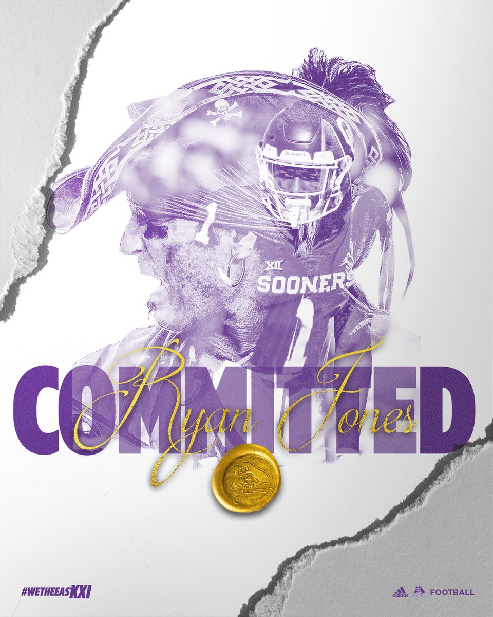 Oklahoma LB Ryan Jones transfers to East Carolina r/CFB