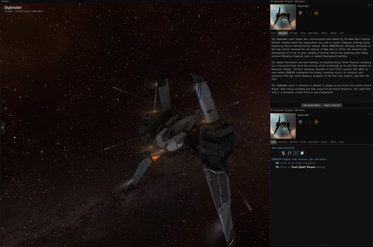 anteovnuecci's tweet photo. A new Upwell shipline, as well as an entire NEW weapon type, Vorton Projectors (turrets that use missile mechanics), have appeared on SISI and are coming soon! I'm gonna have a LOT OF FUN comparing these to Jamyl's weapon~ #tweetfleet #UpwellConspiracy https://t.co/84zxUMeCd9