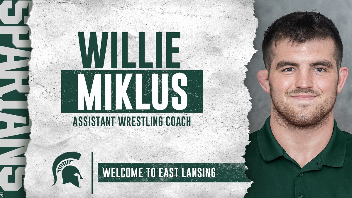 4x All American, Willie Miklus, is heading to East Lansing to serve as the Spartans Assistant Coach after one year of coaching for Iowa State

📸: @wrestlingmsu