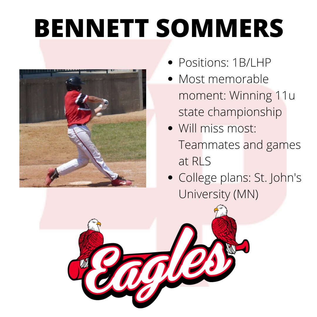 Today's #SeniorSpotlight features Bennett Sommers, who moves on to study business and possibly play baseball at SJU. Bennett, thanks for your contributions to EP Baseball!