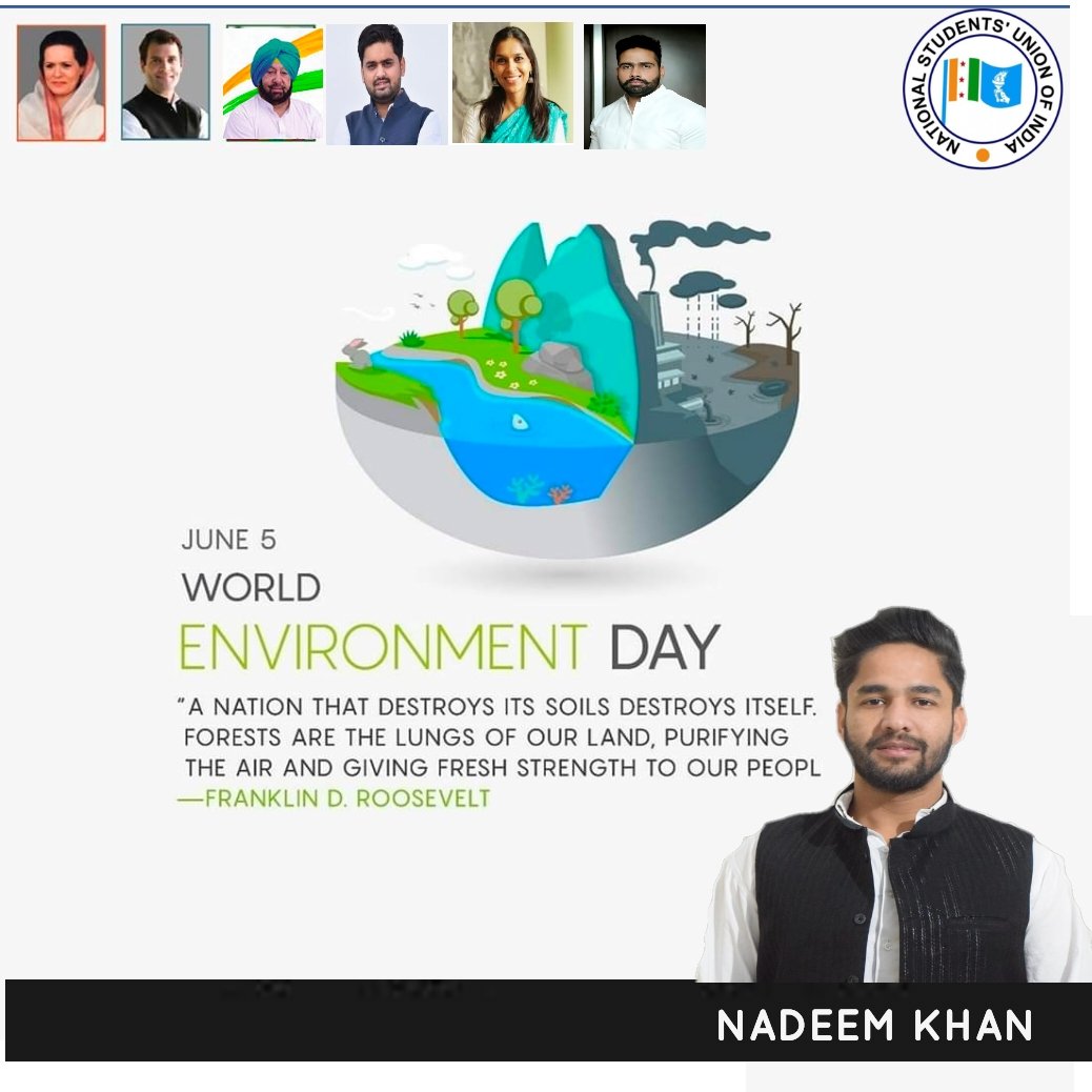 Earth is like our home and we must make efforts to keep it clean and green. On the occasion of World Environment Day, let us promise to make it a better place to live!
#EarthDay2020 #EnvironmentDay2020