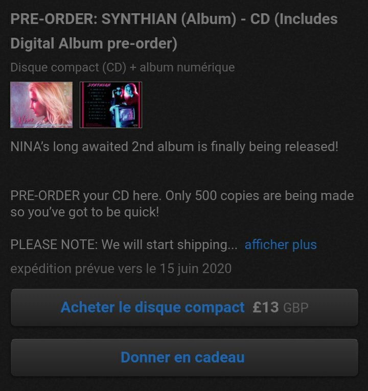 Sokhar29's tweet image. Il reste quelques vinyles et cd de #Synthian je vous conseille la version deluxe avec les versions instrumentales vraiment un grand plus, dispo en pack avec le CD ou le Vinyle !😎 Vous pouvez aussi l&apos;offrir en cadeau à des amis amateurs, ils en seront ravis je vous assure.