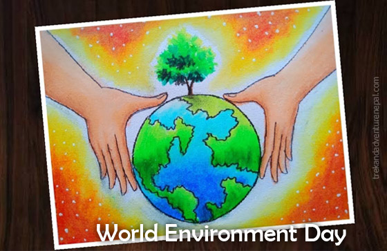 Easy Drawing SA - world Environment day drawing.... | Facebook-saigonsouth.com.vn