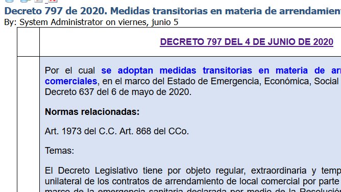 Decreto 797 de 2020 Decreto 797 de 2020