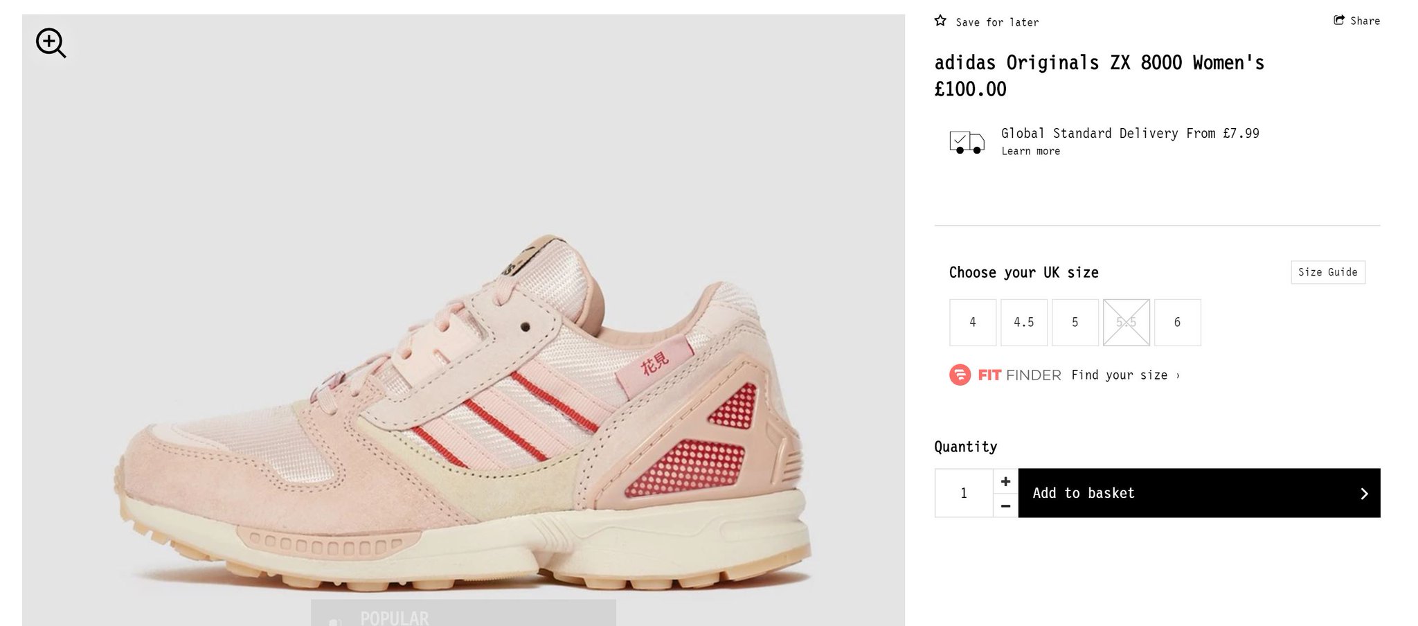 adidas fit finder