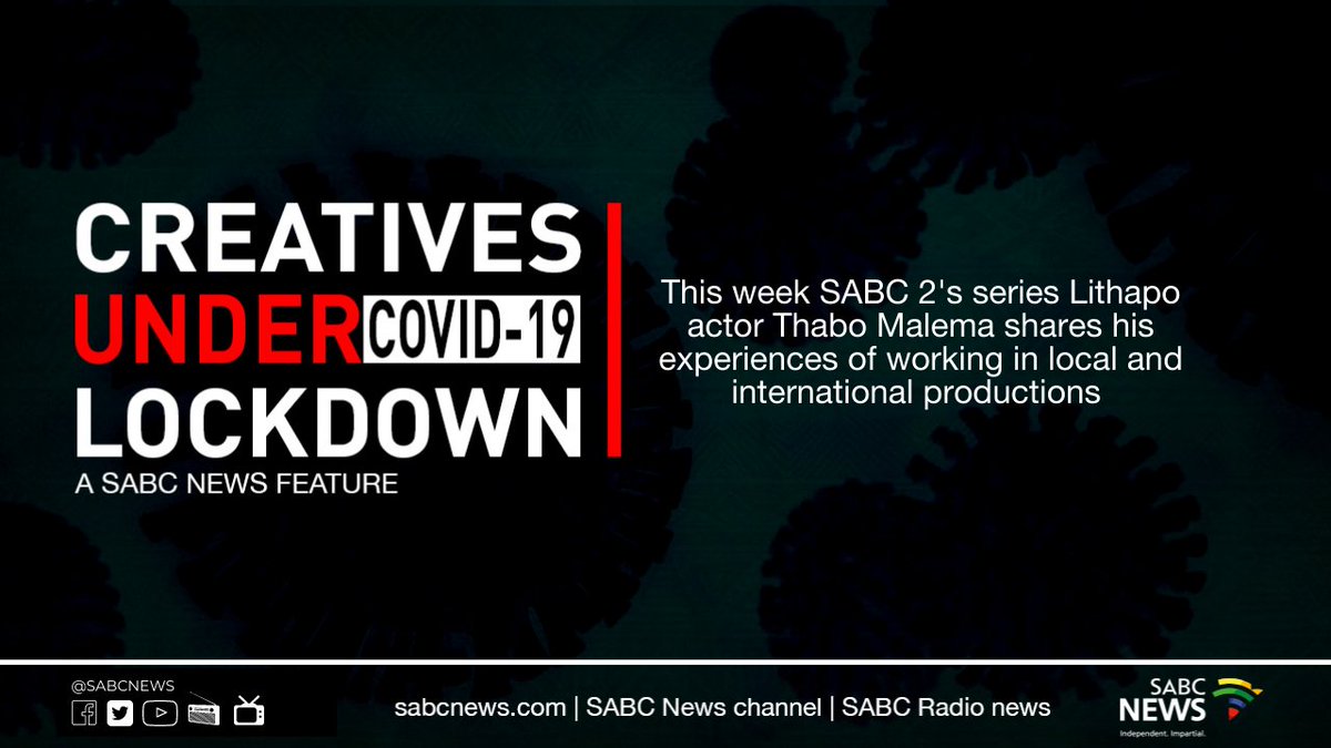 SABCNews's tweet image. PROMO: In this week’s edition of #CreativesUnderLockdown actor @Thabo_MalemaSA shares his experiences of being part of local and international productions. iono.fm/e/871756. #SABCNewsFeature #Kalushi #Lithapo