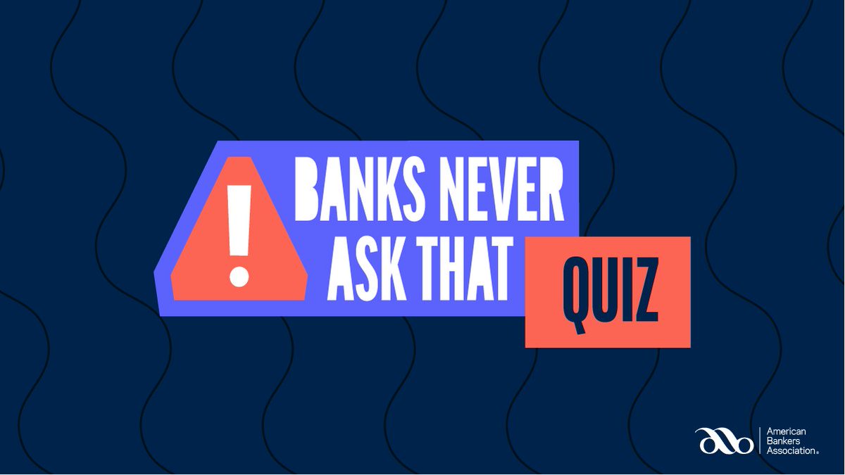 I took the #BanksNeverAskThat quiz. See if you can you outsmart the online scammers at BanksNeverAskThat.com #BNATsweeps  bit.ly/31E65bm
