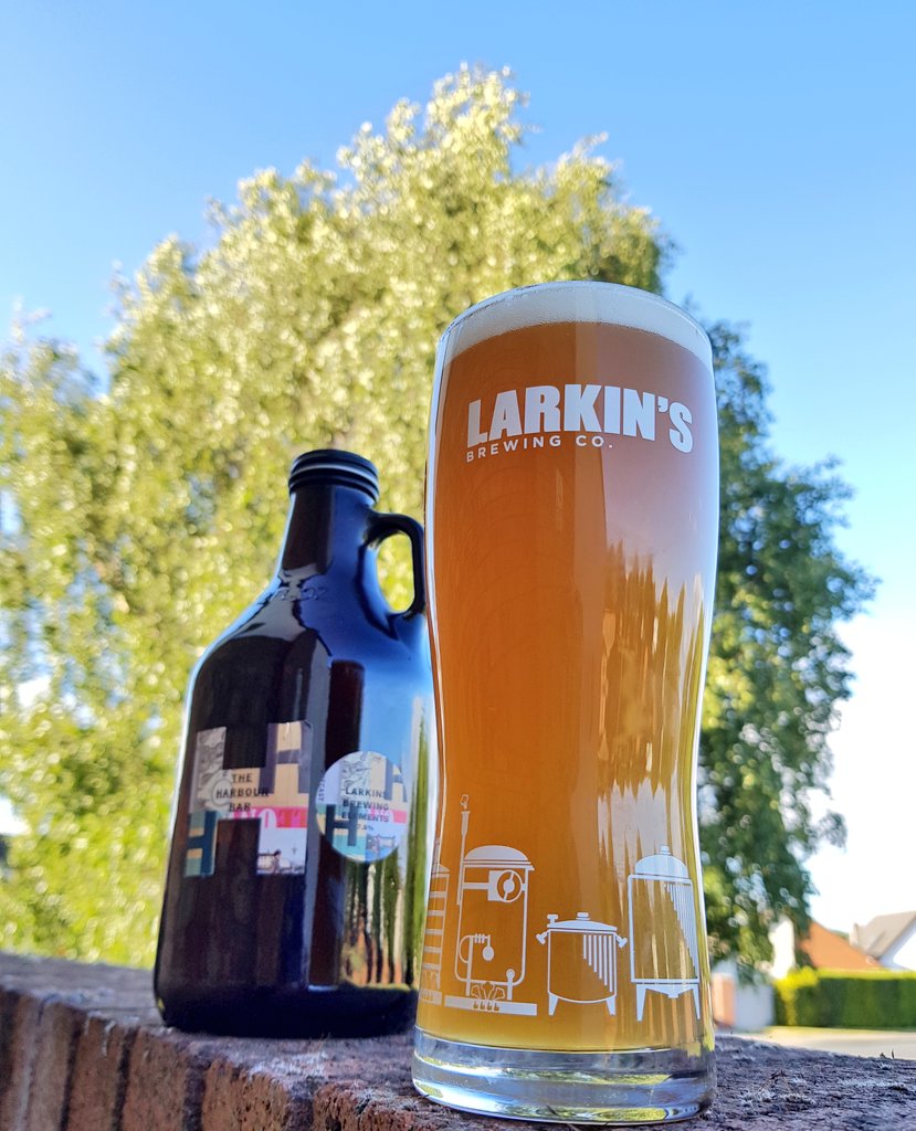 <a href="/theharbour_bar/">The Harbour Bar Bray</a> @larkins_brewing
Fresh growler of Elements DIPA. And at 8€ for 750ml with free delivery, it's gotta be the best deal eeeeeverh😁🍻