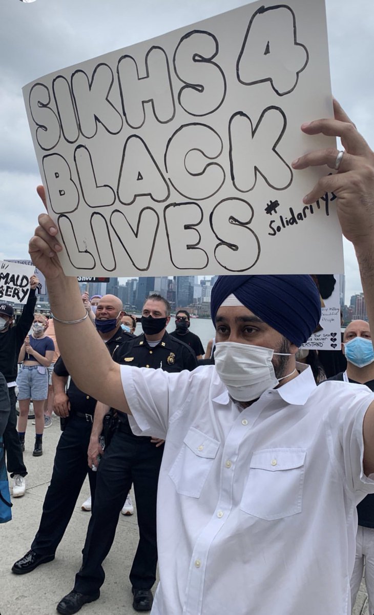 simran's tweet photo. Hoboken’s Sikh Mayor is standing up for racial justice.

This is the leadership we need today. #BlackLivesMatter https://t.co/PRLd4yNW7F