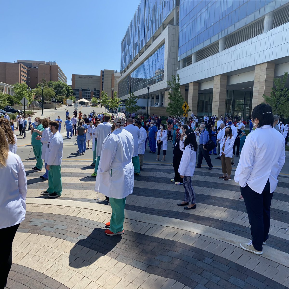Black Lives Matter. #WhiteCoatsForBlackLives #antiracist #BeTheChange