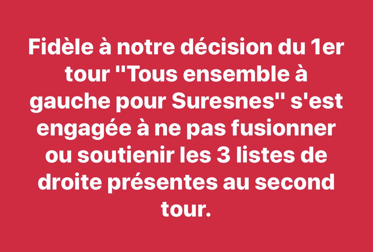 Tous Ensemble À Gauche pour Suresnes ⁦@GaucheSuresnes⁩
#Municipales2020 #Suresnes2020