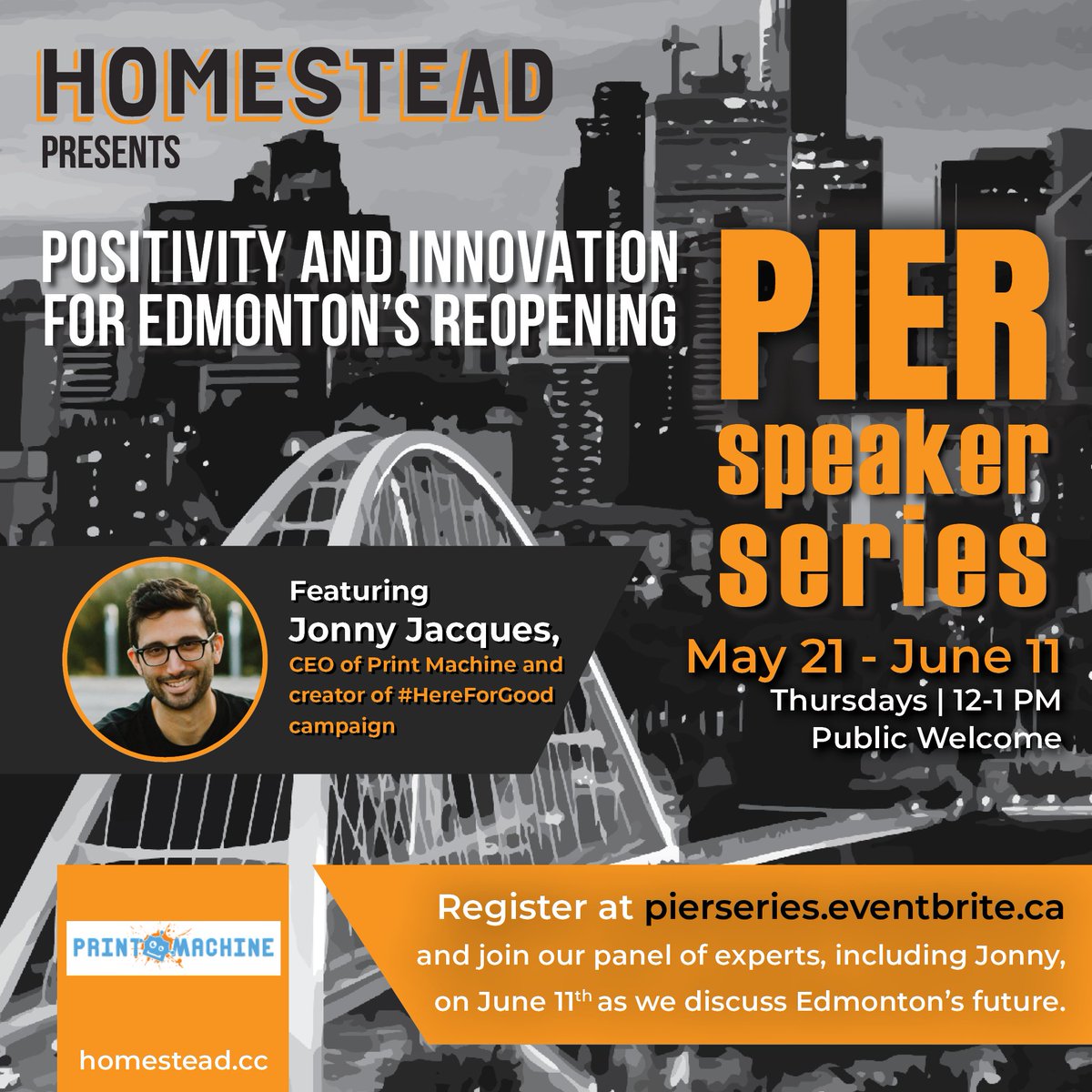 homesteadyeg's tweet image. Next week for PIER, we'll be having Jonny Jacques, CEO of @print_machine and Linda Hoang (@lindork), owner of Linda Hoang Digital and founder of Edmonton International Cat Festival. If you haven't signed up to hear these two speak head to pierseries.eventbrite.ca we can't wait!