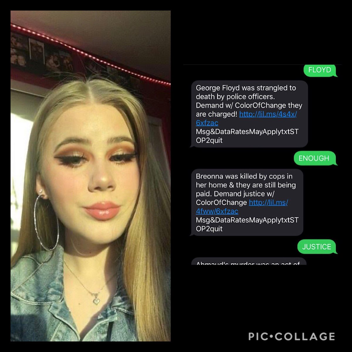 UnderModern's tweet image. Justyn McCloggan, Kali, Lindsey Harrison, and Maja Mclaren fight for Black Lives Matter from home to demonstrate their support for the movement. #blacklivesmatter