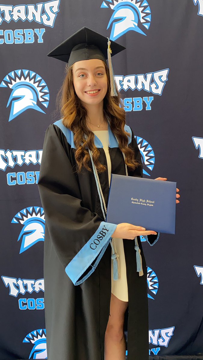 CosbyPrincipal's tweet photo. Strive for excellence in all things, Christina. Your best will always be enough!  #weareCosby #oneccps #classof2020ccps https://t.co/2qZ1ZoFyuR