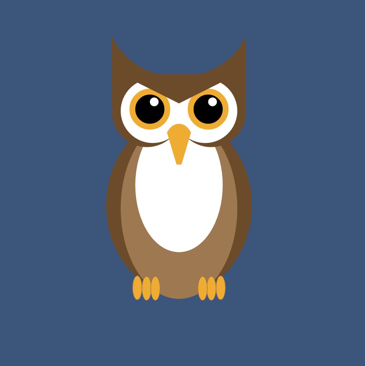 I stopped posting these for a bit there, but been keeping up progress in the background. Day 15 was a wee owl pal -  @CodePen is at  https://codepen.io/aitchiss/pen/wvKLqpR  #100daysProjectScotland  #100daysProjectScotland2020