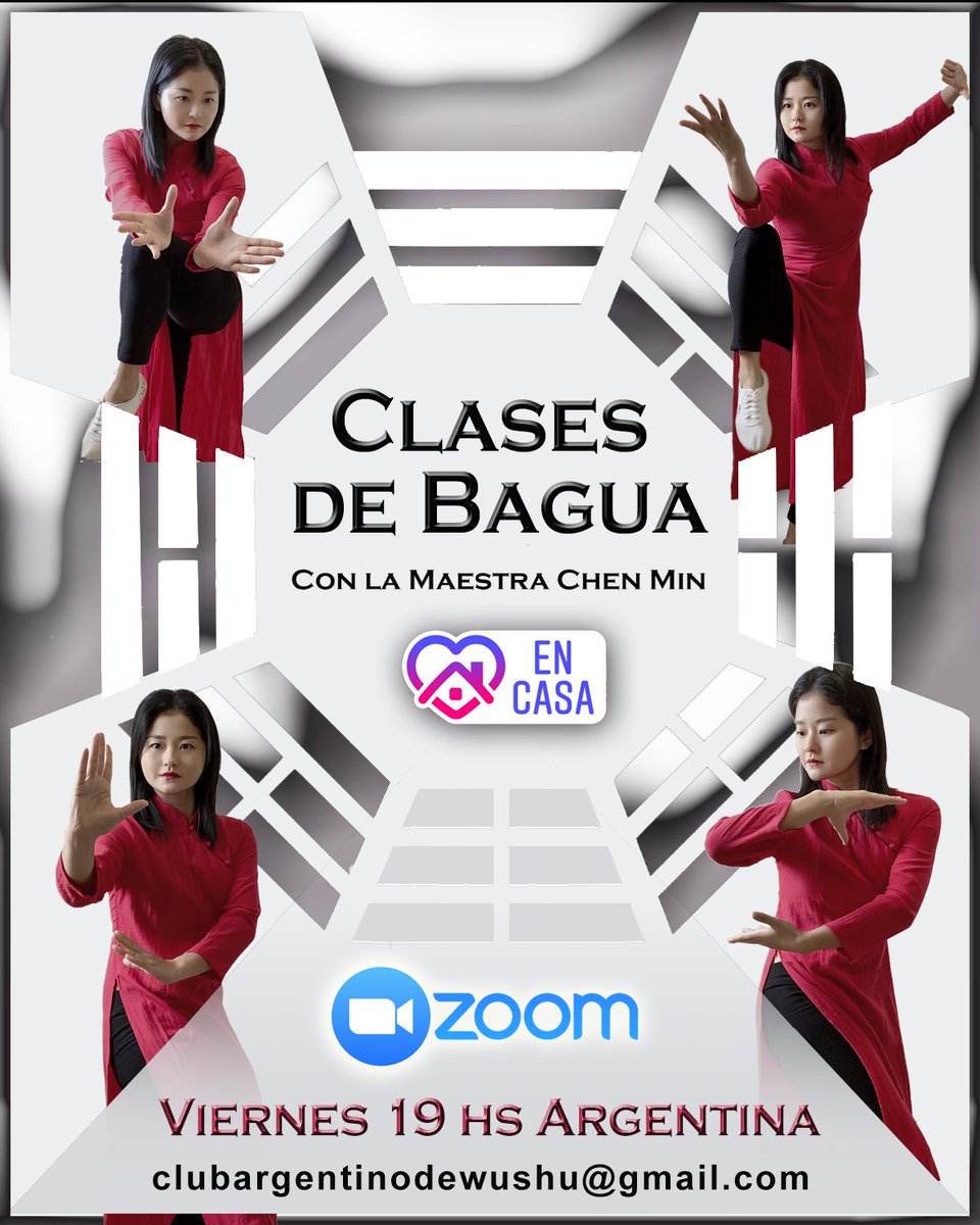 cawswushu's tweet photo. Hoy viernes 5 de junio a las 19hs Argentina, comienza la 1ra clase de Baguazhang 八卦掌. #info clubargentinodewushu@gmail.com #whatsapp 008613817684779 https://t.co/zNPzUySopM