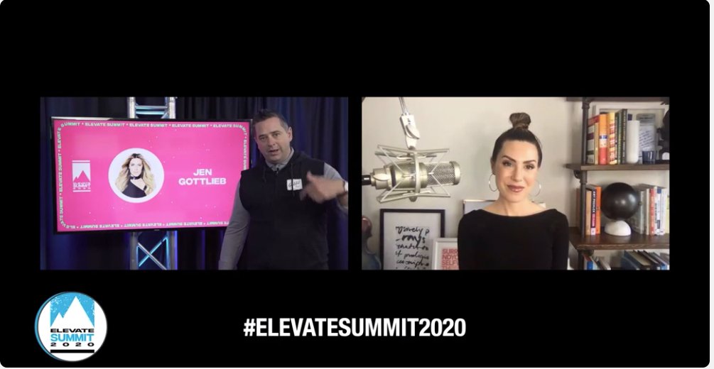 Thanks for sharing your story today at #ElevateSummit2020 @JenniferLeahG. #elevate #leadership #development #beyourself