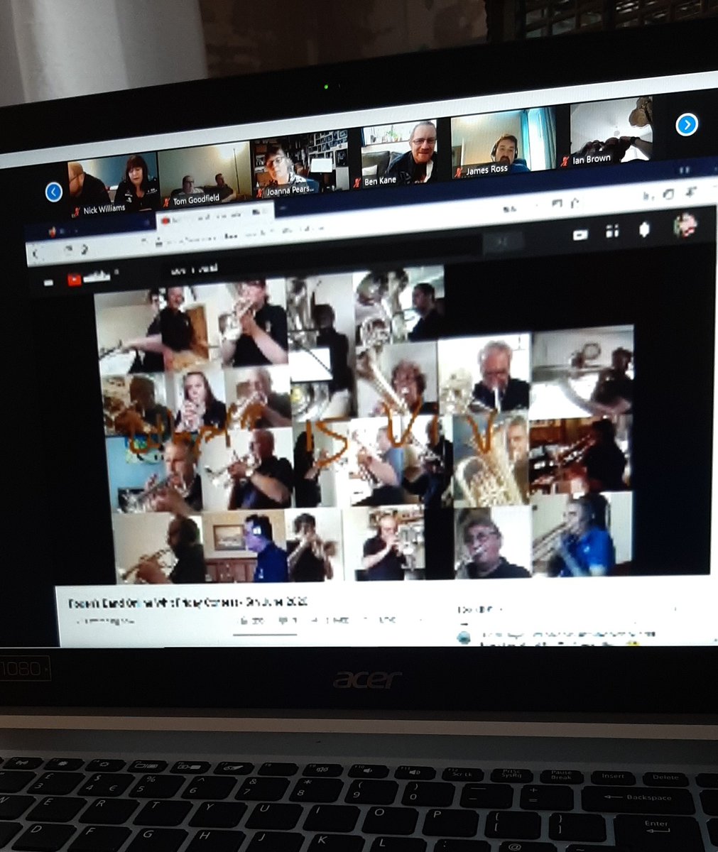 Having a watch party with <a href="/WottonBand/">Wotton Silver Band</a> of <a href="/fodensband/">Foden's Band</a> online #WhitFriday2020 in our virtual pub!!
