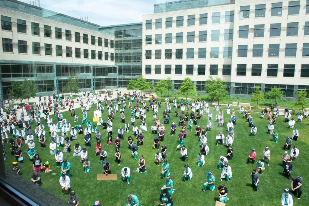 We condemn the underlying culture of racism and violence in our country that has led us to where we are today. We’re so proud of all our people who participated in #WhiteCoatsForBlackLives, and we stand in solidarity with those who call for justice and reconciliation.
