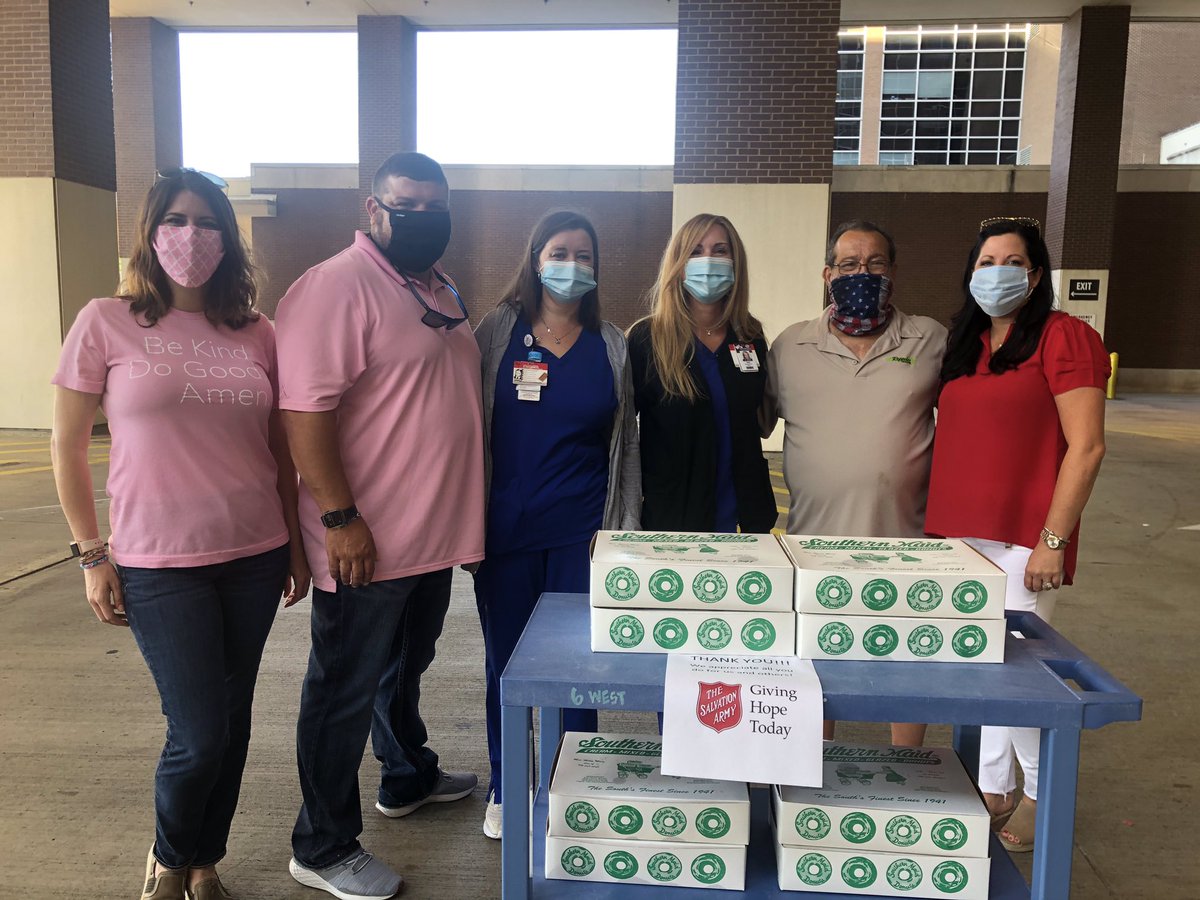 The Salvation Army continues its Southern Maid deliveries on National Donut Day to first responders and healthcare professionals. Thanks to our “heroes” for all you do in our communities.