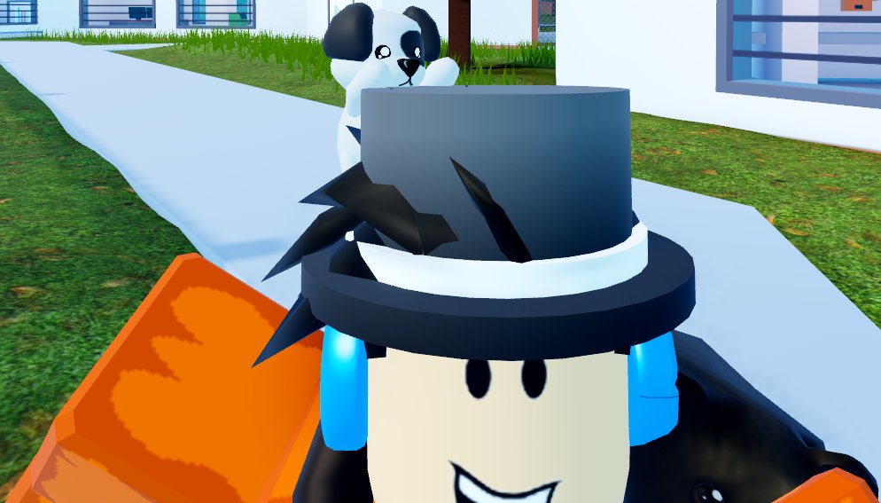 Ved Dev Use Code Veddev On Twitter My New Ugc Item Is Out Name Puppy Top Hat Price 75 Robux Buy It Here Https T Co Oeqsgyb3vj Thanks Archirblx For Making It Https T Co Fcqoswgbsa - robux top hat