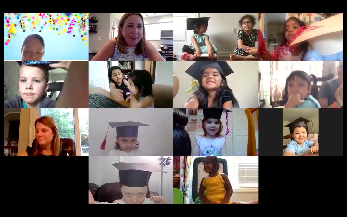 mehendricks6's tweet photo. Today is Preschool’s End of the Year Celebration Day!  Congratulations on all your hard efforts this school year! This was our very first virtual End of the Year Celebration via Zoom! 🎓🎉
@LakeHiElem #learnwithpthsd https://t.co/MjWiBr1DYx