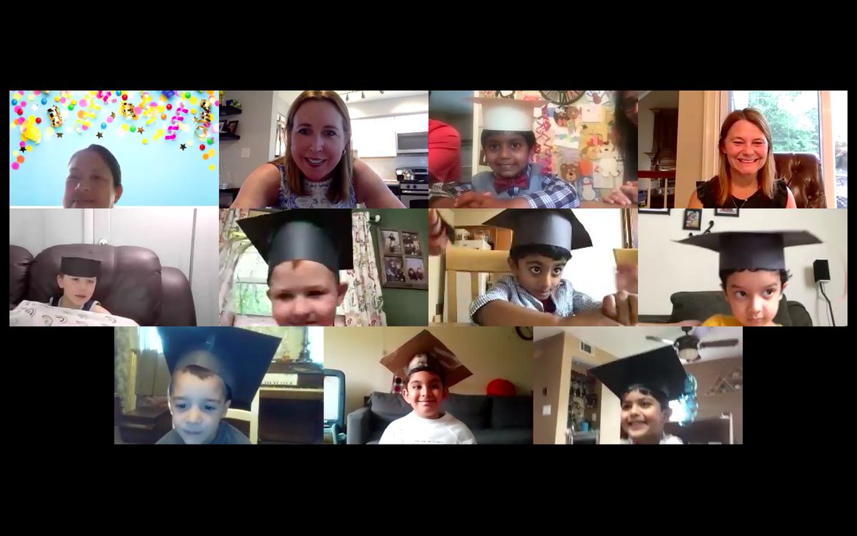 mehendricks6's tweet photo. Today is Preschool’s End of the Year Celebration Day!  Congratulations on all your hard efforts this school year! This was our very first virtual End of the Year Celebration via Zoom! 🎓🎉
@LakeHiElem #learnwithpthsd https://t.co/MjWiBr1DYx