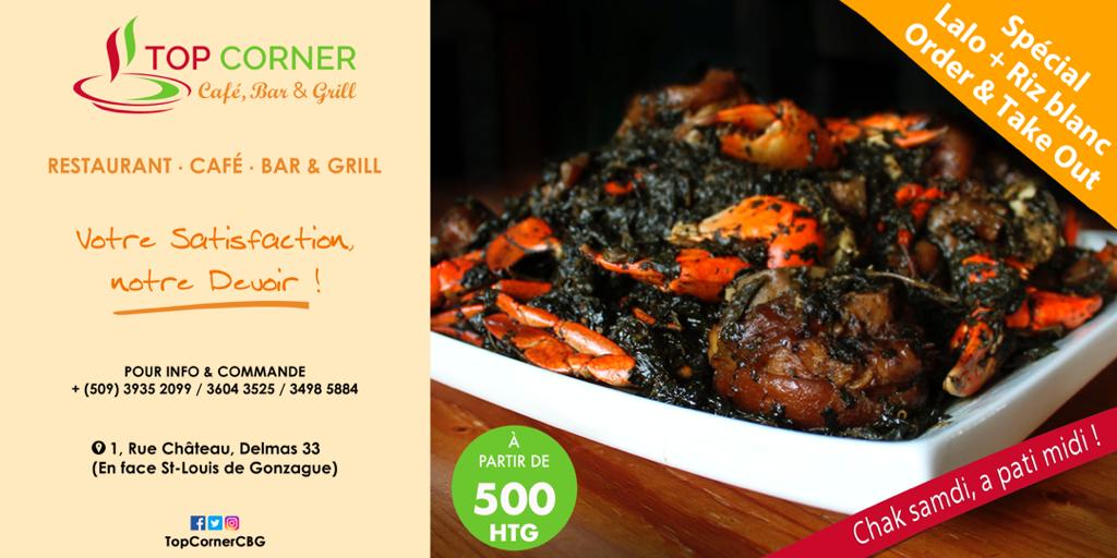 TopCornercbg's tweet photo. Top Corner de retour avec votre plat préféré 
« LALO &amp; RIZ BLANC »

Passez récupérer votre commande *ce samedi 6 juin à partir de Midi.

N.B  100% épices naturels. Port du masque obligatoire

1, Rue Château, Delmas 33 (En face St Louis de Gonzague) https://t.co/tgpShzHIvv