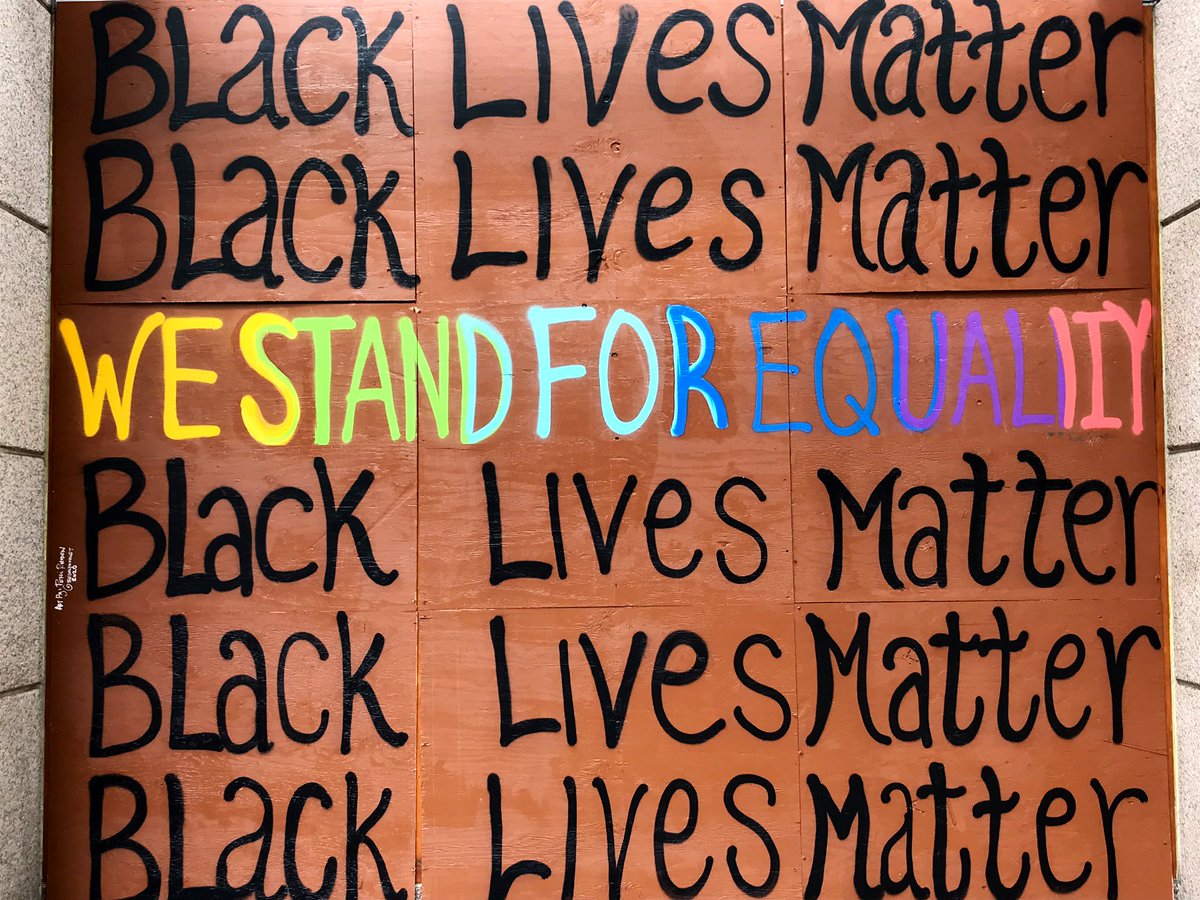 ColeMillerTV's tweet photo. Downtown Seattle, 6/5/2020

#GeorgeFloyd #BlackLivesMatter

#KOMONews https://t.co/cKzkEJdl9L