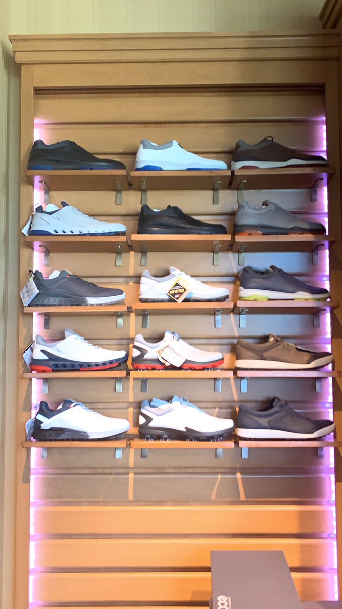 Ecco Golf Shoes with Yak Leather &amp; Gore-Tex