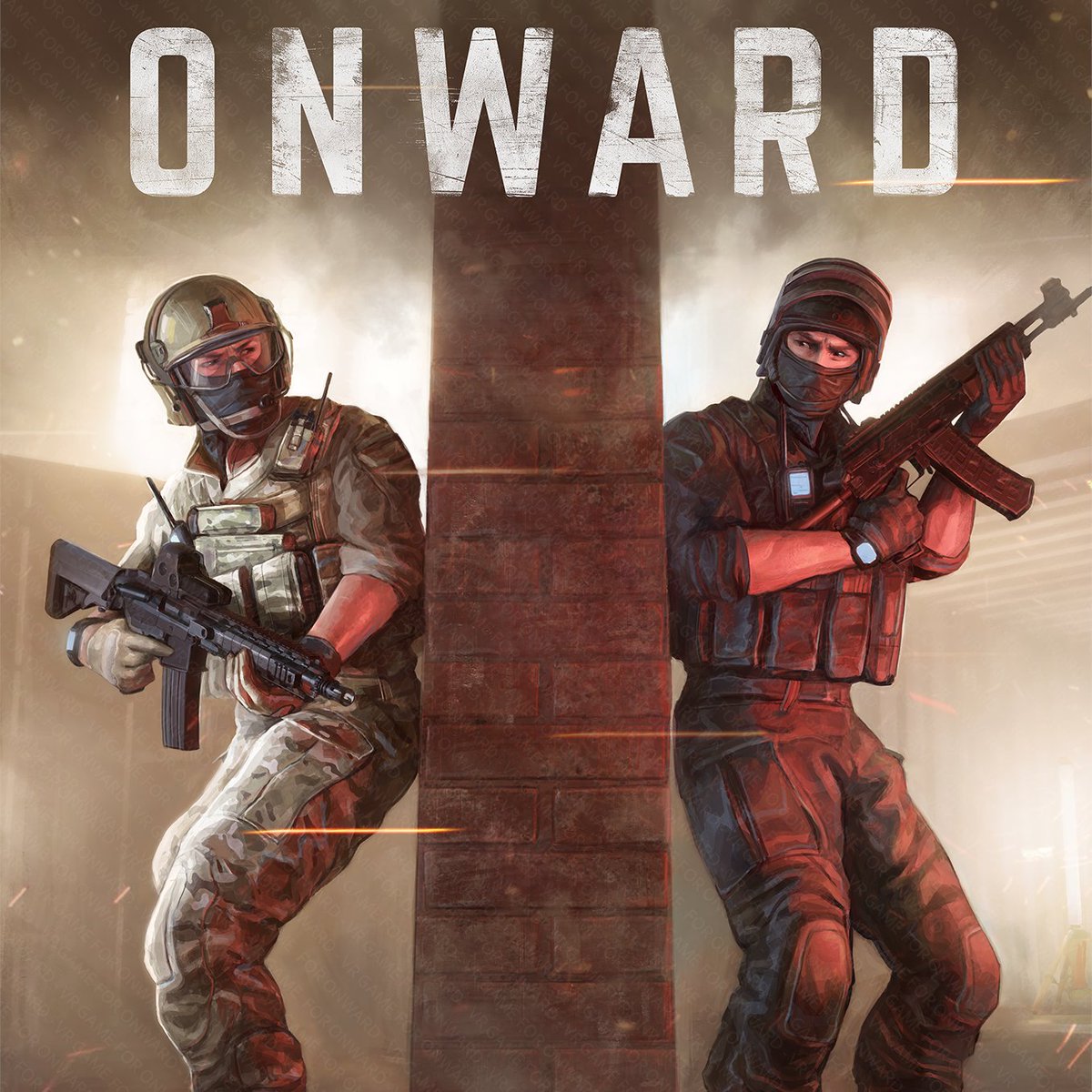 The poster I have been working with for amazing VR Shooter - Onward.

#Onward #VRgame #VR