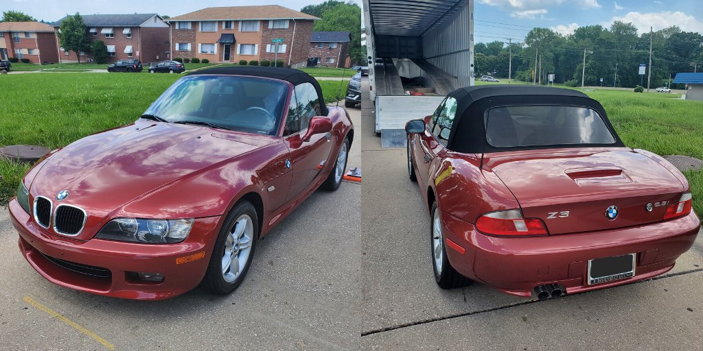 DanielSchmitt11's tweet photo. Another one SOLD!! The stunning Sienna Red 2002 BMW Z3 is traveling home to its new car enthusiast in Ohio!

#BMW #cars #bmwpower #stlouis #luxury https://t.co/pQZ4xdkLbh