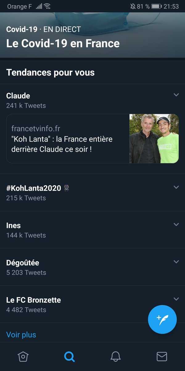 Ka0uKa0u's tweet image. Claude n'est pas seulement meilleur que les autres aventuriers, il est meilleur que l'émission elle-même #KohLanta2020