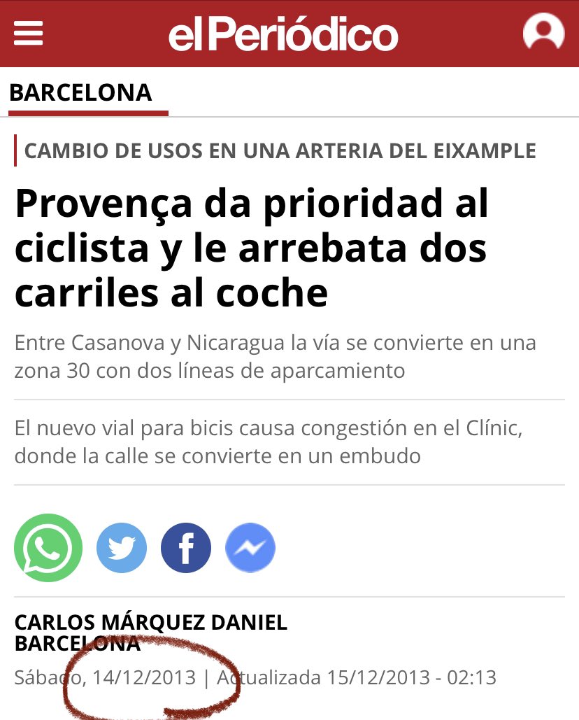 adriaral's tweet image. 🔴 ÚLTIMA HORA | El carril bici amb el que ha ensopegat la Pilar Rahola el va fer el govern de CiU el 2013!

Seria de rigor que @elnacionalcat canviés el titular per ‘Pilar Rahola cau de lloros per un obstacle típic dels que posava Xavier Trias a BCN’