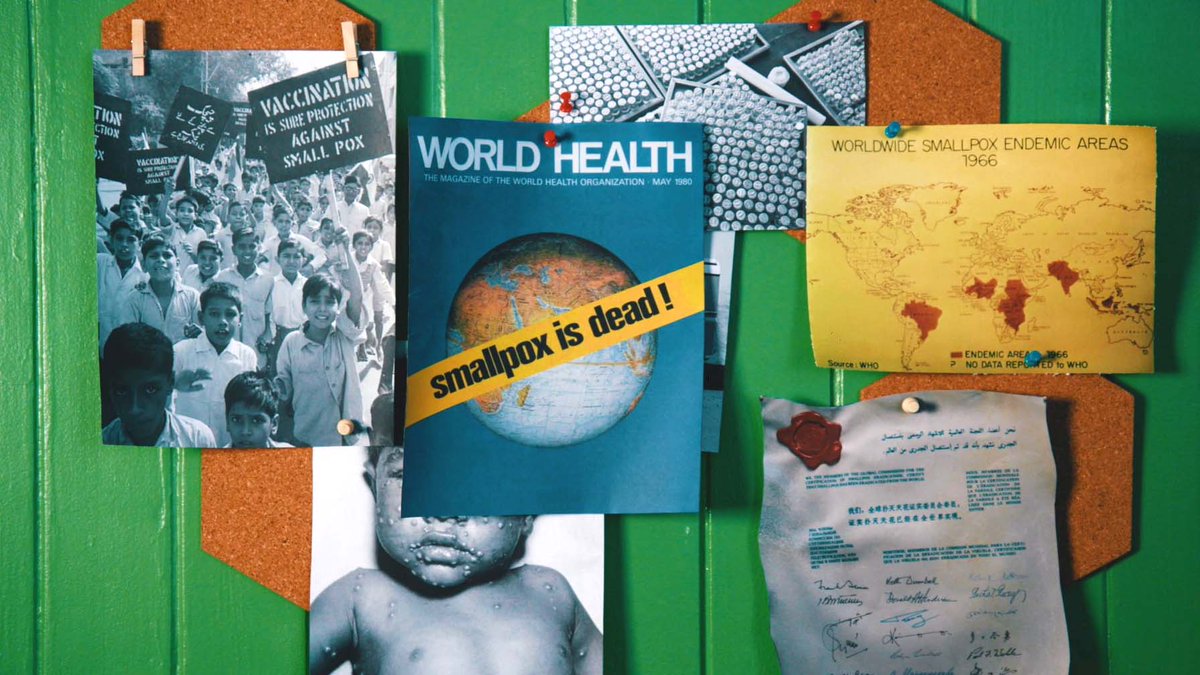 V informative short film looking at the incredible story of how humanity eradicated smallpox around the entire world. Food for thought in these times. And some incredibly creative work by <a href="/angelsharpmedia/">Angel Sharp Media</a>. First in a new @BBCIdeas <a href="/royalsociety/">The Royal Society</a> partnership bbc.co.uk/ideas/videos/t…